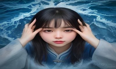 技术人员在暗色调控制台前查看内容分类标签系统界面，专注严谨的工作氛围
